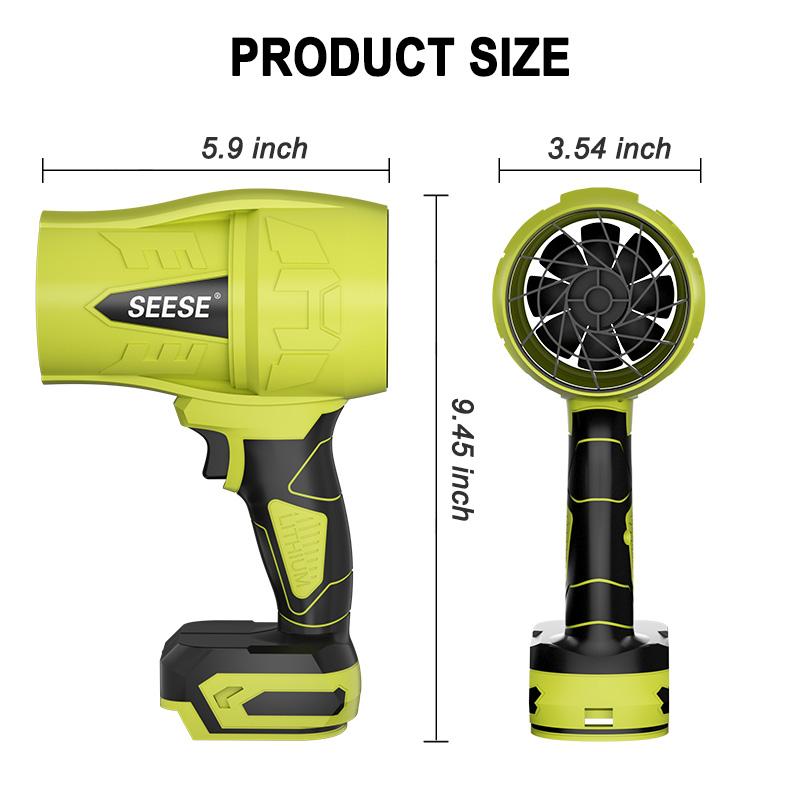Turbo Jet Blower,Leaf Blower, Violent Turbo Fan, Brushless Pure Copper Motor,Car Drying After Wash, Handheld Snow Blower,Cordless Turbo Power Air Duster,Home Improve,Garden Mainte